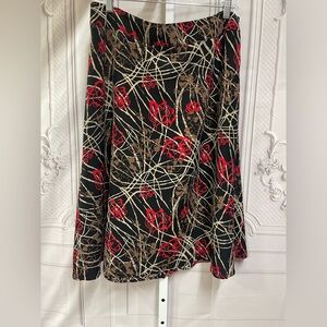 Sag Harbor Vintage Floral A-Line Whimsy Size 12 Skirt